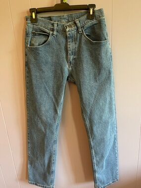 Wrangler Light Blue Slim Straight Jeans